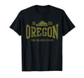 Oregon Flag Beaver State Est 1859 T-Shirt - Fun Novelty Design Unisex - T-Shirt, Sweatshirt, Hoodie