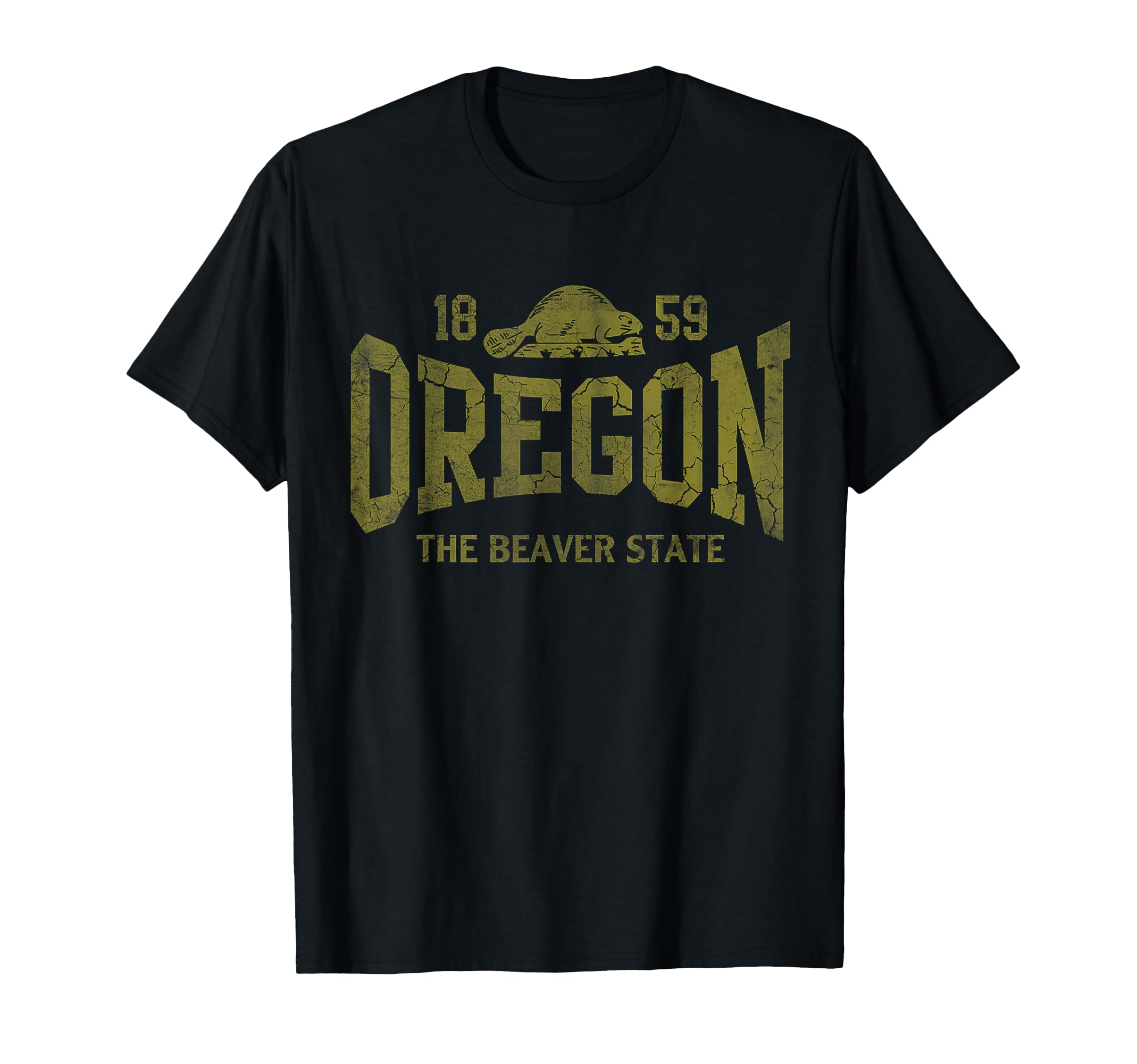 Oregon Flag Beaver State Est 1859 T-Shirt - Fun Novelty Design Unisex - T-Shirt, Sweatshirt, Hoodie