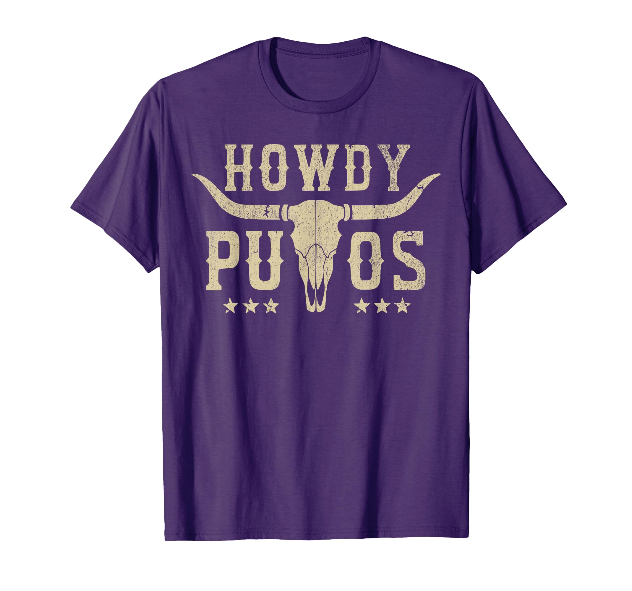 Howdy Putos Bull Skull Country Cowboy T-Shirt - Streetwear Style Men Women - T-Shirt, Sweatshirt, Hoodie