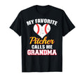 My Favorite Pitcher Calls Me Grandma T-Shirt - Minimalist Print Men Women - T-Shirt, Sweatshirt, Hoodie