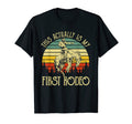 This Actually Is My First Rodeo Cowboy T-Shirt - Custom Art Print Unisex - T-Shirt, Sweatshirt, Hoodie