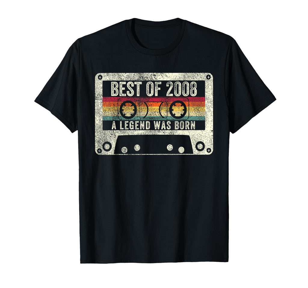 Best 2008 12Th Birthday Gift 12 T-Shirt - Custom Art Print for Adults - T-Shirt, Sweatshirt, Hoodie