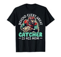 Baseball Catcher Mama Best Mom Ever T-Shirt - Novelty Apparel Unisex - T-Shirt, Sweatshirt, Hoodie