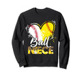 Niece Both Baseball Softball Sport Sweatshirt - Graphic Print Unisex - T-Shirt, Sweatshirt, Hoodie