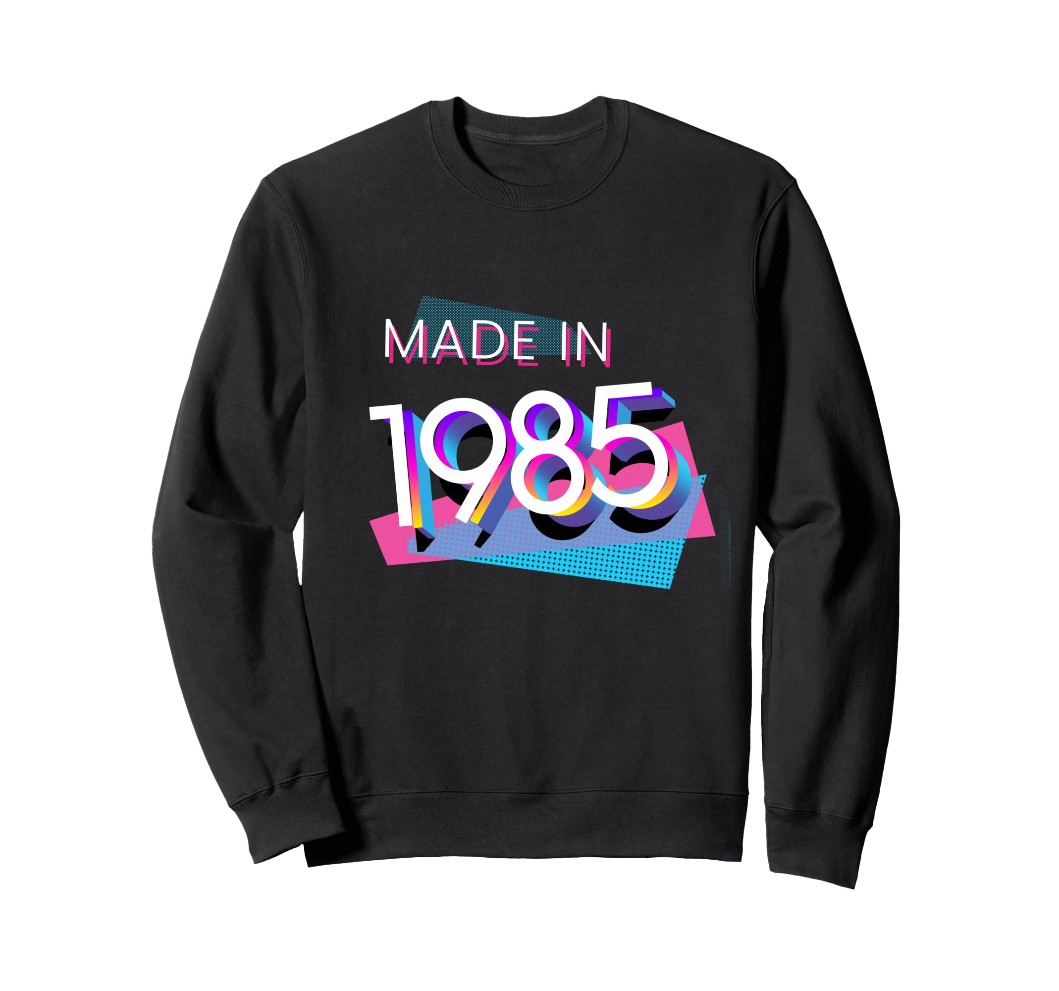 Made 1985 Y2K 80S 41St Birthday Sweatshirt - Unique Graphic for Adults - T-Shirt, Sweatshirt, Hoodie