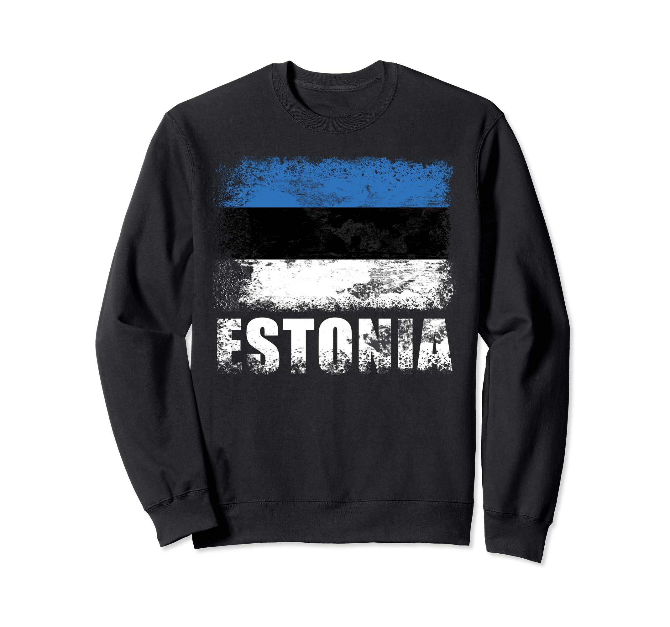 Estonia Flag Estonian Flag Sweatshirt - Graphic Print Unisex - T-Shirt, Sweatshirt, Hoodie