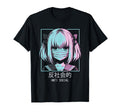 Anime Anti Social Japanese Vaporwave T-Shirt - Trendy Graphic for Adults - T-Shirt, Sweatshirt, Hoodie