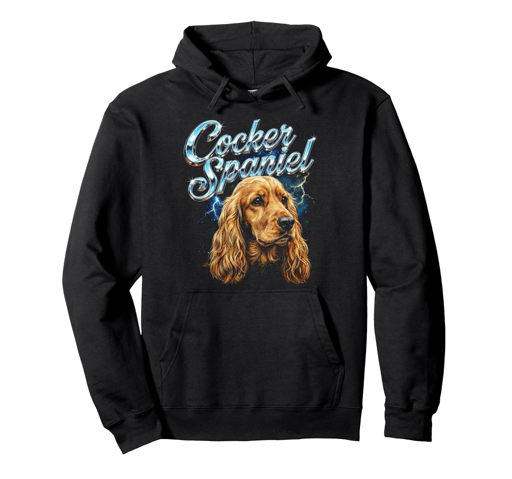 Cocker Spaniel 90S Dog Lover 80S Cocker Hoodie - Graphic Print Unisex - T-Shirt, Sweatshirt, Hoodie