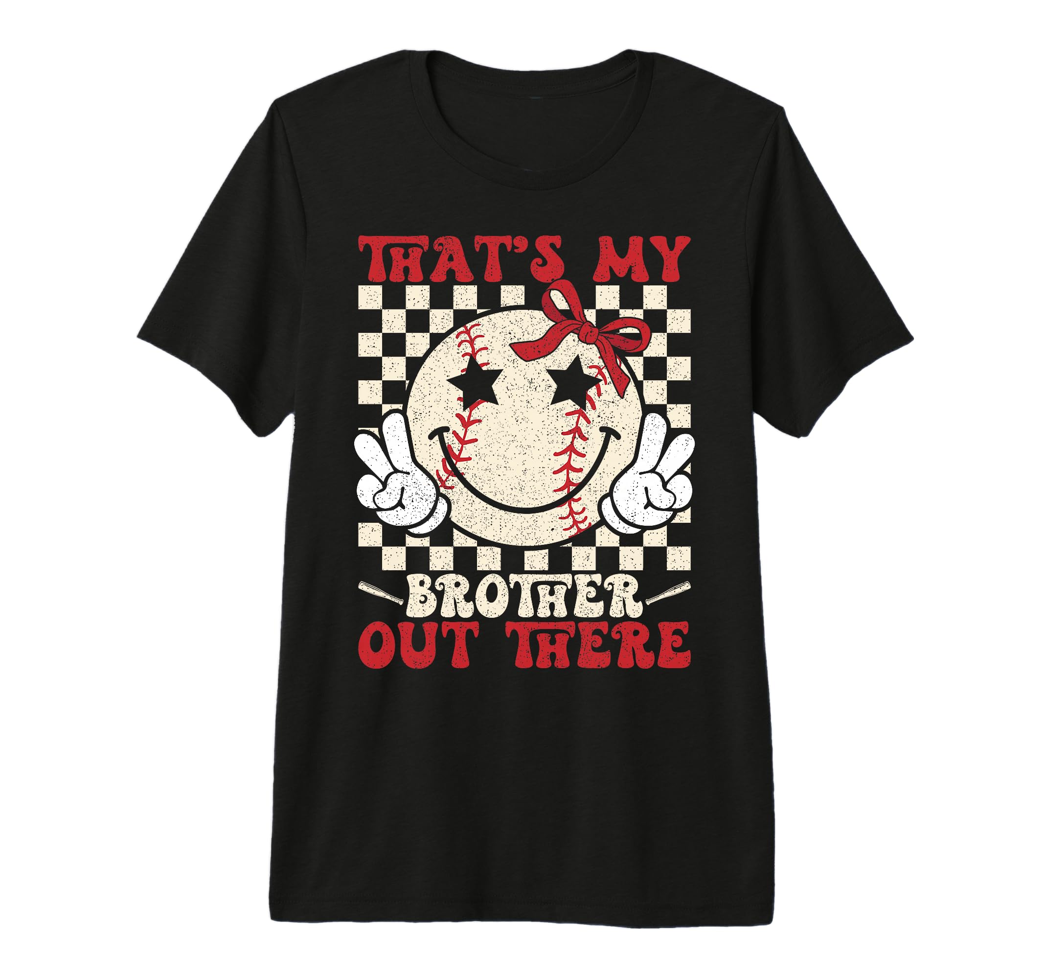 Thats My Brother Out There Baseball T-Shirt - Aesthetic Graphic for Adults - T-Shirt, Sweatshirt, Hoodie
