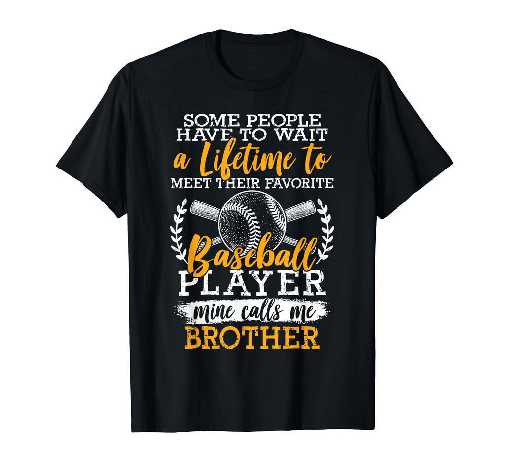 Baseball Player Brother Siblings T-Shirt - Novelty Apparel for Adults - T-Shirt, Sweatshirt, Hoodie