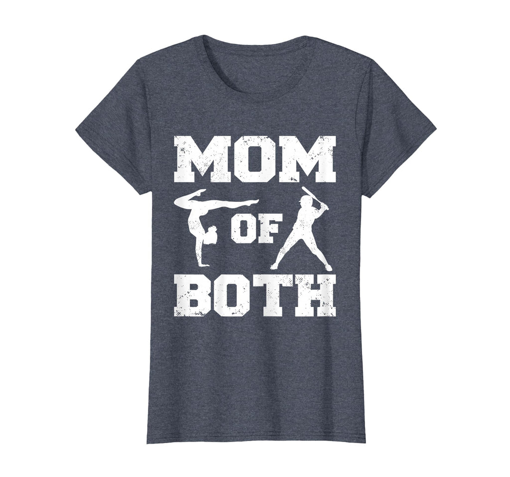 Mom Both Funny Baseball Gymnastics T-Shirt - Fun Novelty Design for Adults - T-Shirt, Sweatshirt, Hoodie