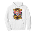 Hip Surgery Warrior Hippie Flowers Hoodie - Novelty Apparel for Adults - T-Shirt, Sweatshirt, Hoodie