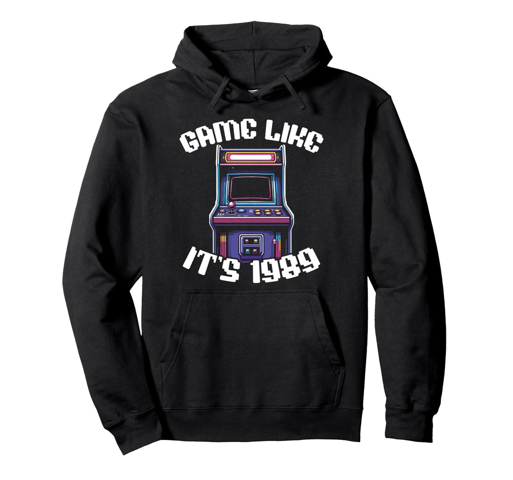 80S Arcade Nostalgia Pixel Art Video Hoodie - Streetwear Style for Adults - T-Shirt, Sweatshirt, Hoodie