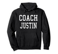 Coach Justin Custom Football Soccer Hoodie - Streetwear Style Men Women - T-Shirt, Sweatshirt, Hoodie