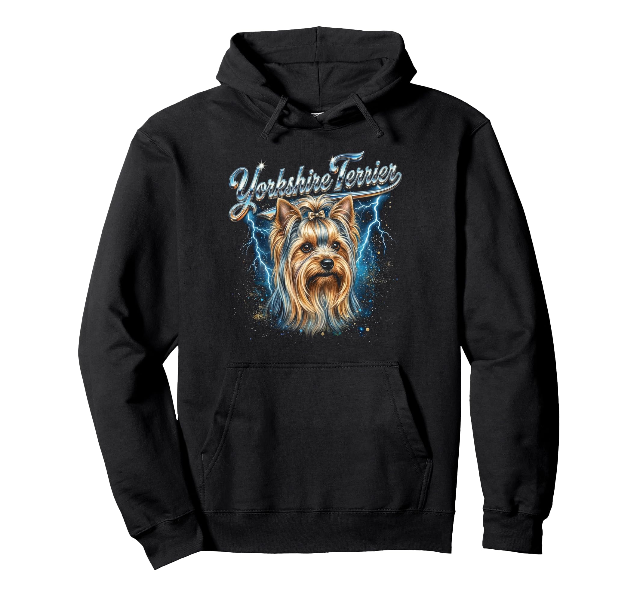 Yorkshire Terrier 90S Dog Lover 80S Hoodie - Custom Art Print Men Women - T-Shirt, Sweatshirt, Hoodie