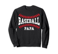 Baseball Papa Laces Little League Sweatshirt - Custom Art Print for Adults - T-Shirt, Sweatshirt, Hoodie