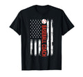 Baseball Coach American Flag T-Shirt - Trendy Graphic Unisex - T-Shirt, Sweatshirt, Hoodie