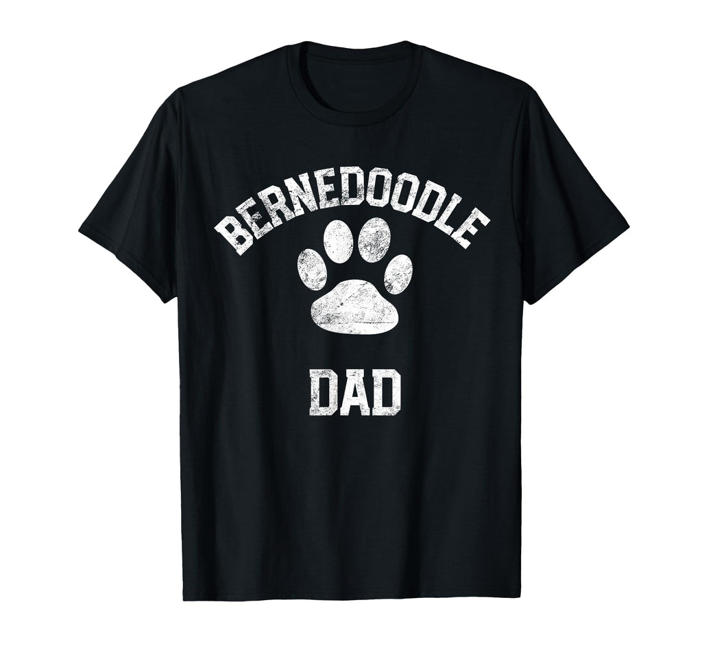 Bernedoodle Dad Distressed T-Shirt - Minimalist Print for Adults - T-Shirt, Sweatshirt, Hoodie