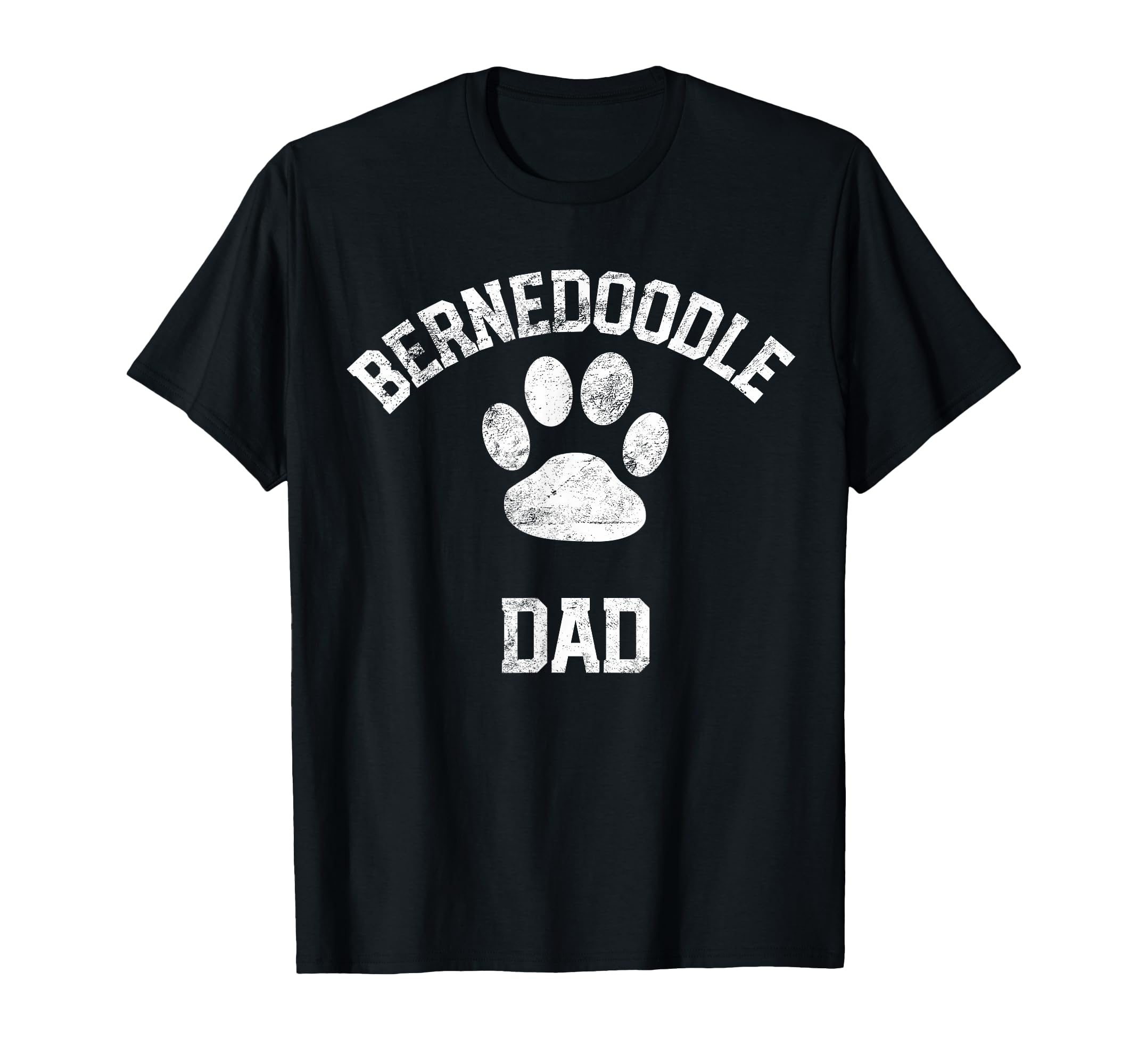 Bernedoodle Dad Distressed T-Shirt - Minimalist Print for Adults - T-Shirt, Sweatshirt, Hoodie