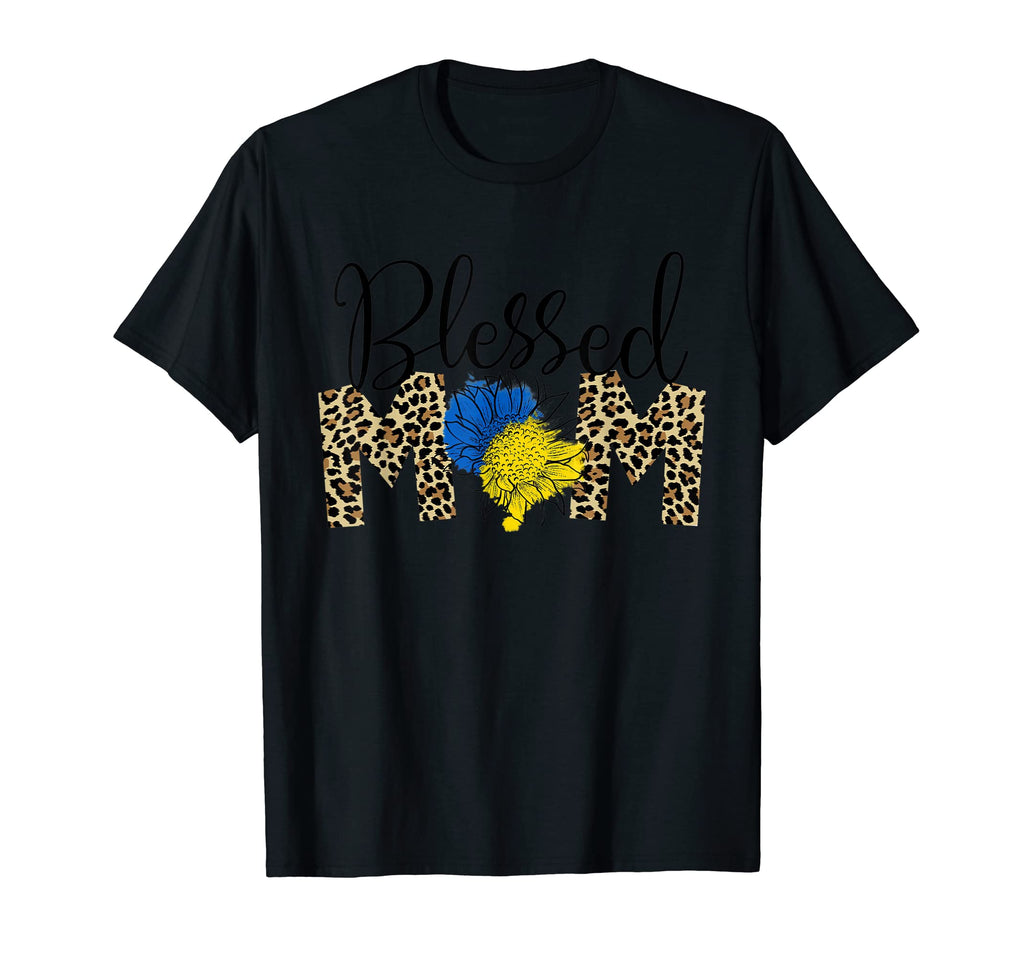 Leopard Blessed Mom Sunflower Sweatshirt - Aesthetic Graphic Men Women - T-Shirt, Sweatshirt, Hoodie
