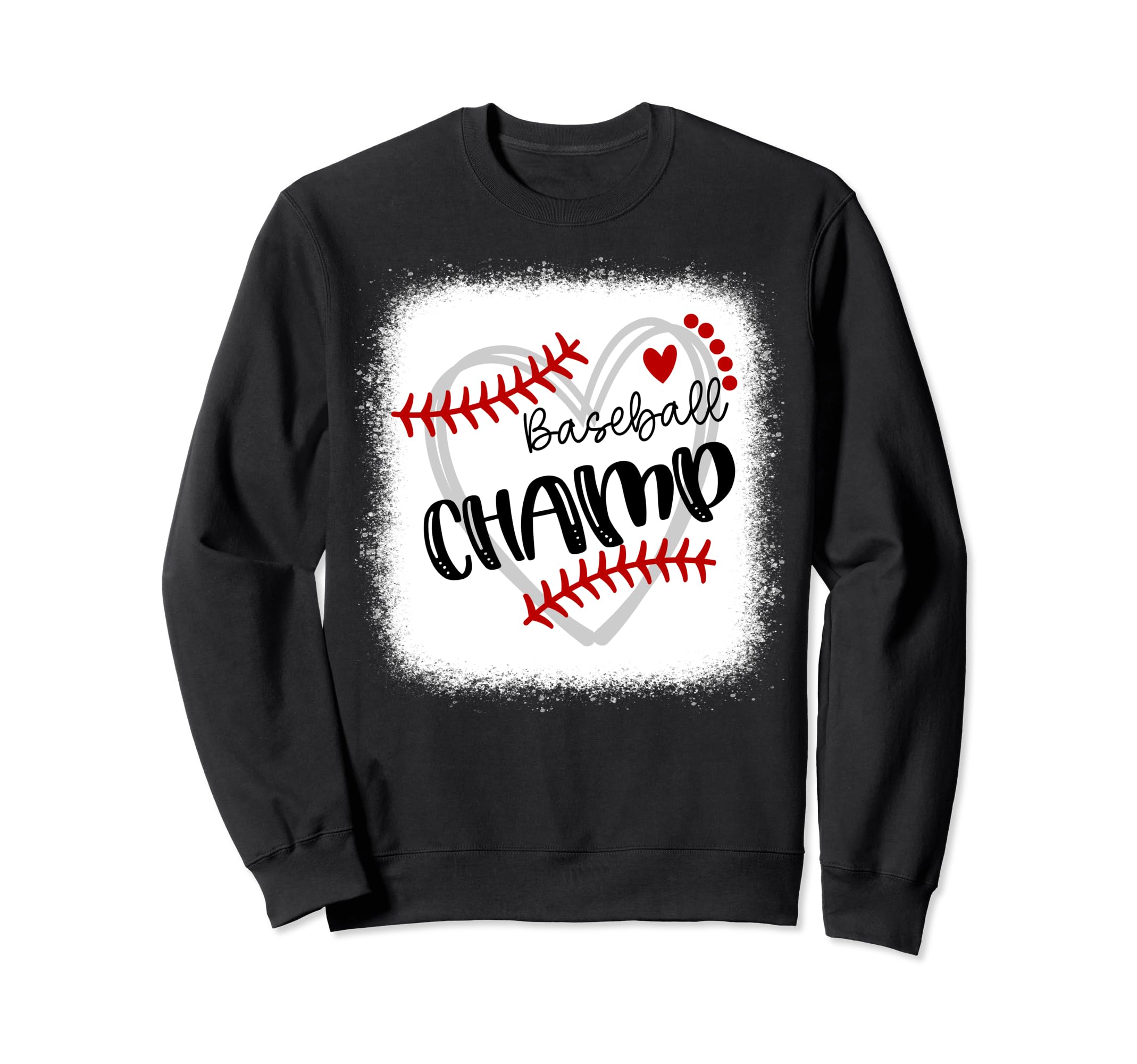 Personalized Baseball Heart Champ Sweatshirt - Fun Novelty Design Unisex - T-Shirt, Sweatshirt, Hoodie
