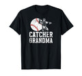 Baseball Catcher Grandma Baseball T-Shirt - Aesthetic Graphic Men Women - T-Shirt, Sweatshirt, Hoodie