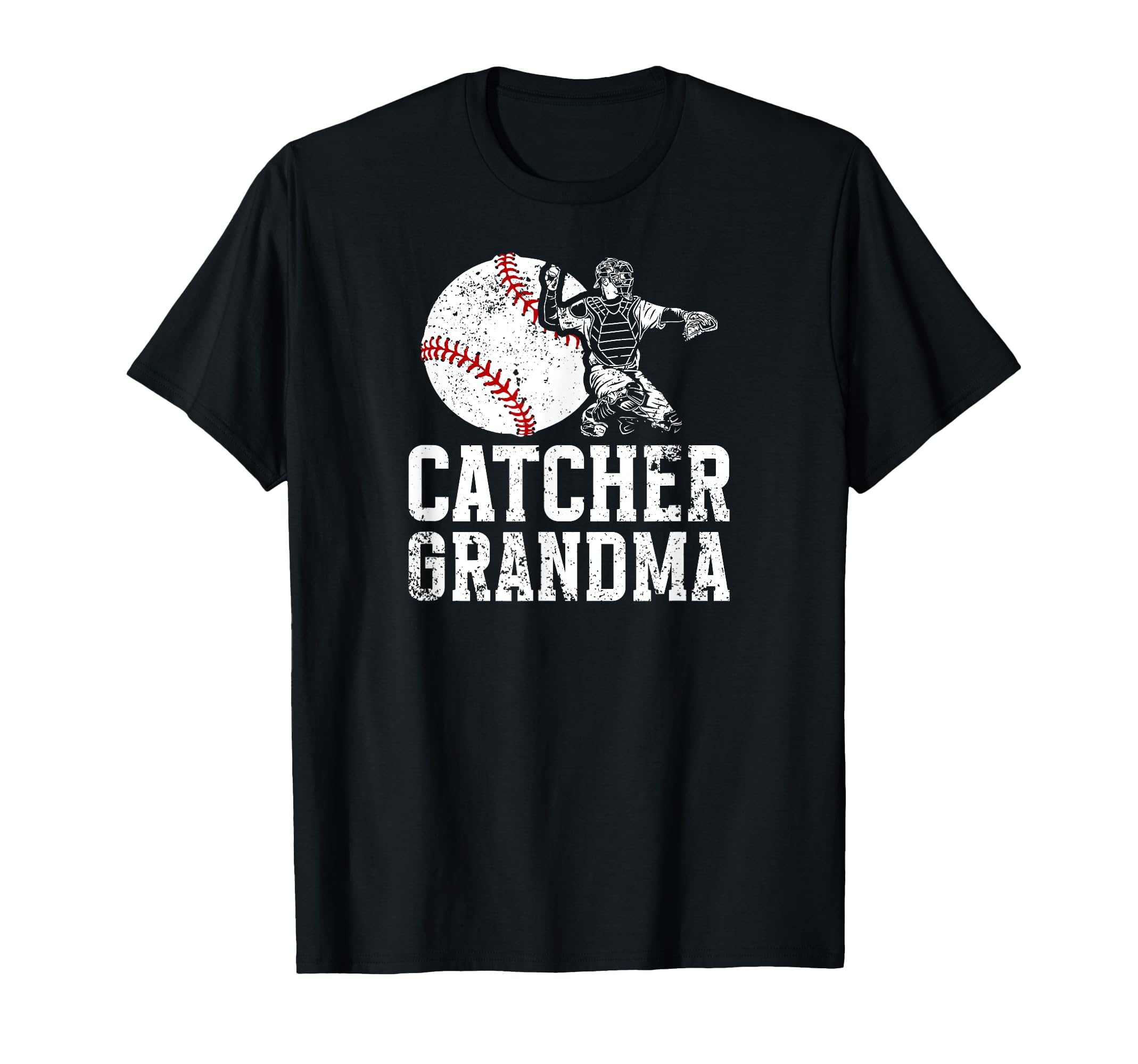 Baseball Catcher Grandma Baseball T-Shirt - Aesthetic Graphic Men Women - T-Shirt, Sweatshirt, Hoodie