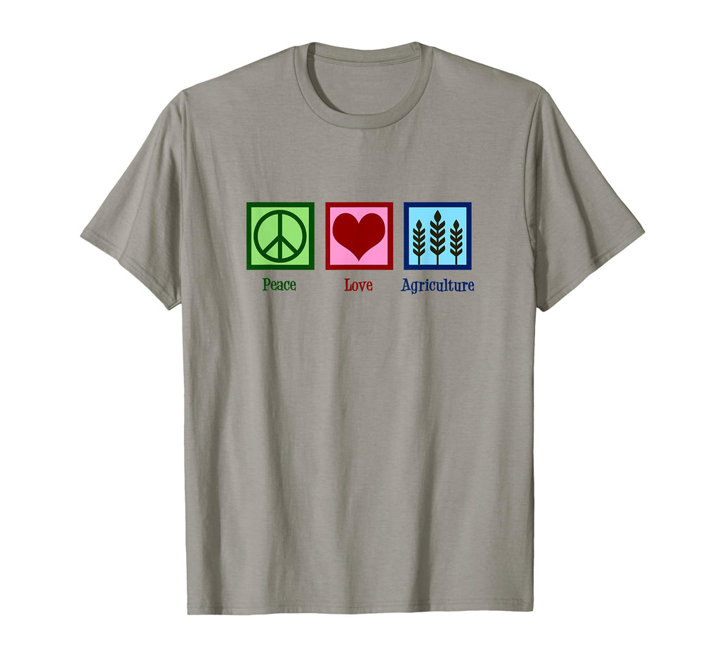 Peace Love Agriculture T-Shirt - Custom Art Print for Adults - T-Shirt, Sweatshirt, Hoodie