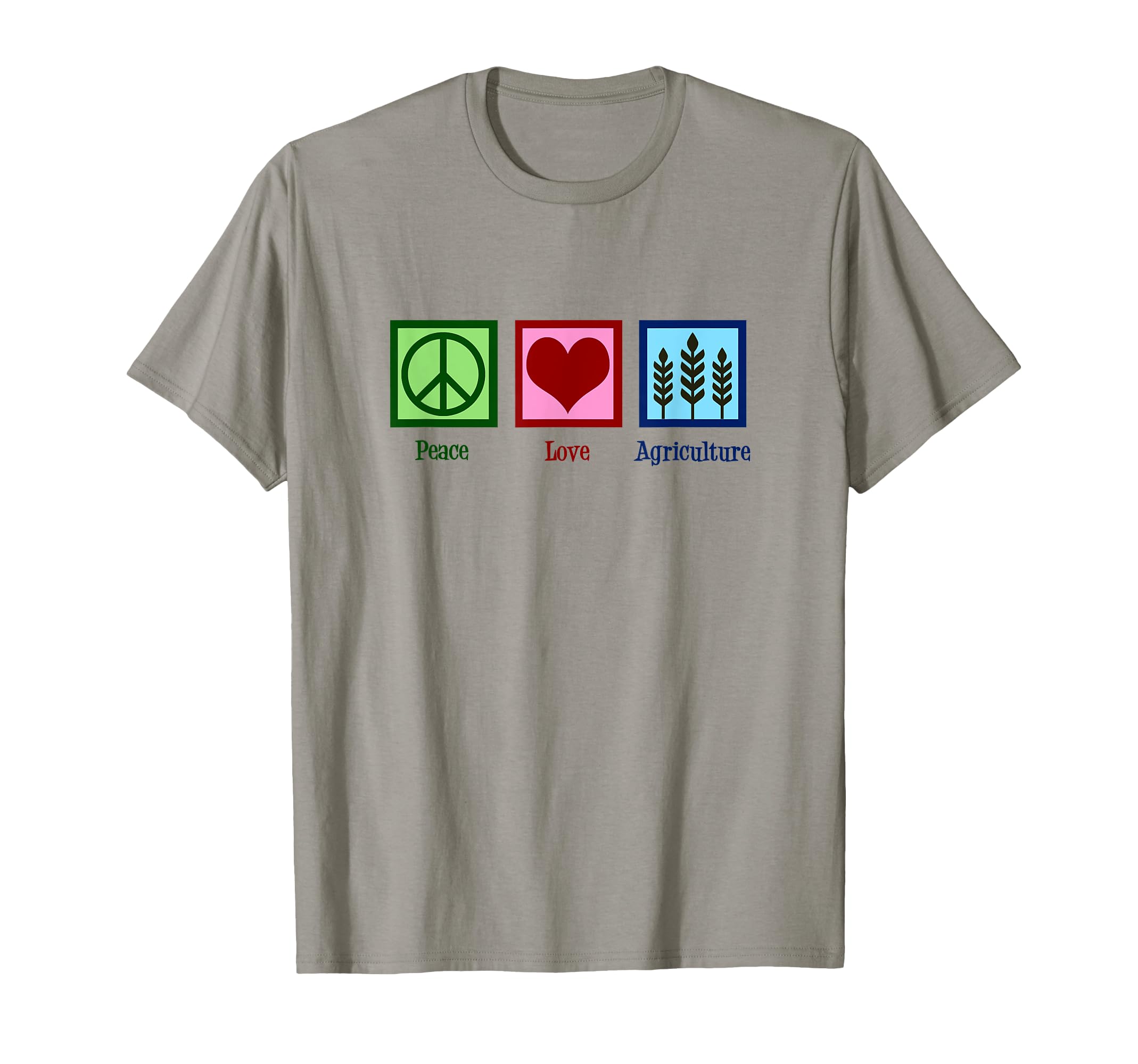 Peace Love Agriculture T-Shirt - Custom Art Print for Adults - T-Shirt, Sweatshirt, Hoodie