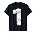 Number 1 Baseball Distressed Team T-Shirt - Aesthetic Graphic Men Women - T-Shirt, Sweatshirt, Hoodie