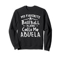 My Favorite Baseball Player Calls Sweatshirt - Aesthetic Graphic Men Women - T-Shirt, Sweatshirt, Hoodie