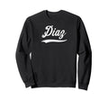 Distressed Script Angel Diaz Sweatshirt - Unique Graphic Men Women - T-Shirt, Sweatshirt, Hoodie