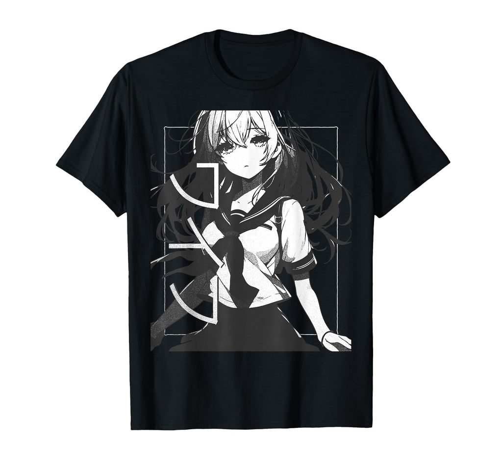 Anime Waifu Japanese Aesthetic Kawaii T-Shirt - Unique Graphic for Adults - T-Shirt, Sweatshirt, Hoodie