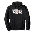 Baseball Mom Heart Family Matching Hoodie - Fun Novelty Design for Adults - T-Shirt, Sweatshirt, Hoodie