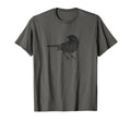 Sparrow Distressed Sparrow T-Shirt - Minimalist Print for Adults - T-Shirt, Sweatshirt, Hoodie