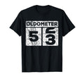 Oldometer 52 53 Car Odometer Funny 53Rd T-Shirt - Unique Graphic Unisex - T-Shirt, Sweatshirt, Hoodie