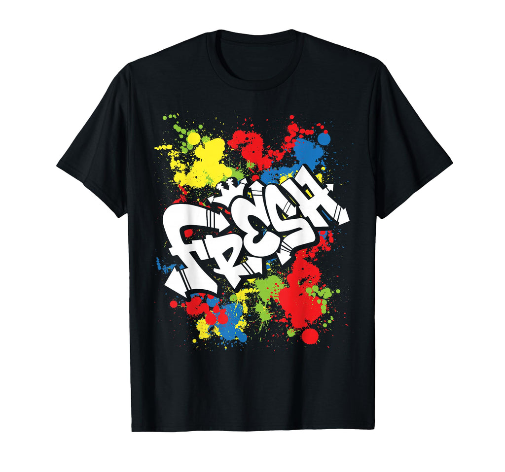 Fresh Hip Hop 80S 90S Old School Rap T-Shirt - Minimalist Print for Adults - T-Shirt, Sweatshirt, Hoodie