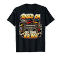 Raised Old School Hip Hop Street 80S T-Shirt - Graphic Print for Adults - T-Shirt, Sweatshirt, Hoodie