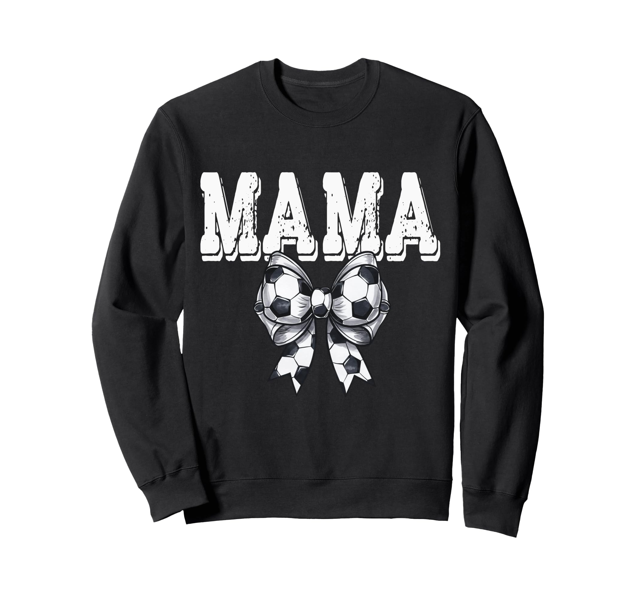 Coquette Soccer Bow Mama Sister Grandma Sweatshirt - Graphic Print Unisex - T-Shirt, Sweatshirt, Hoodie