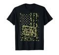 American Flag Cassette Tape Camouflage T-Shirt - Minimalist Print Unisex - T-Shirt, Sweatshirt, Hoodie