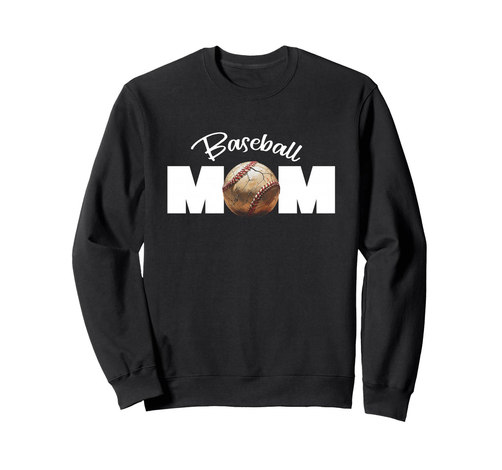 Baseball Mom Sweatshirt - Custom Art Print Men Women - T-Shirt, Sweatshirt, Hoodie