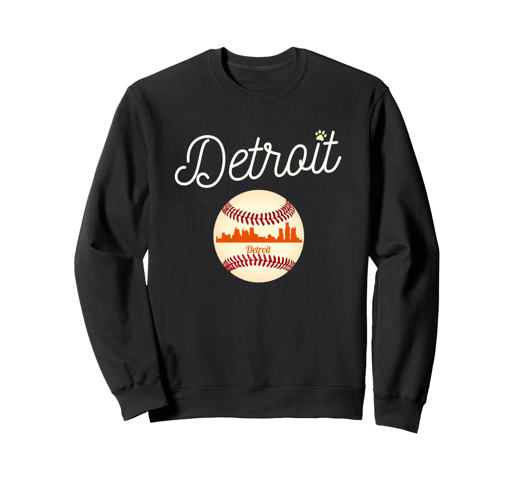 Distressed Tiger Mascot Detroit Sweatshirt - Streetwear Style Men Women - T-Shirt, Sweatshirt, Hoodie