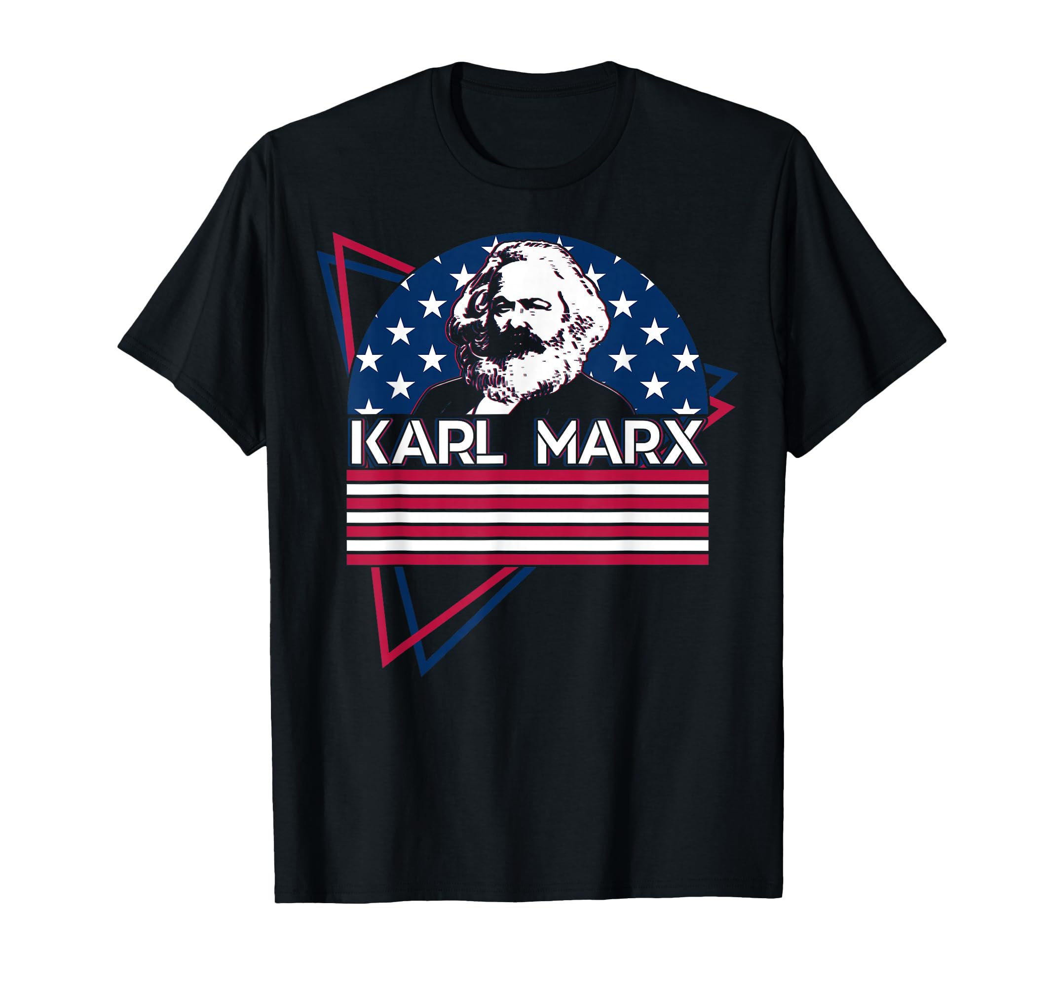 Karl Marx Communism Communist Us Flag T-Shirt - Streetwear Style Men Women - T-Shirt, Sweatshirt, Hoodie