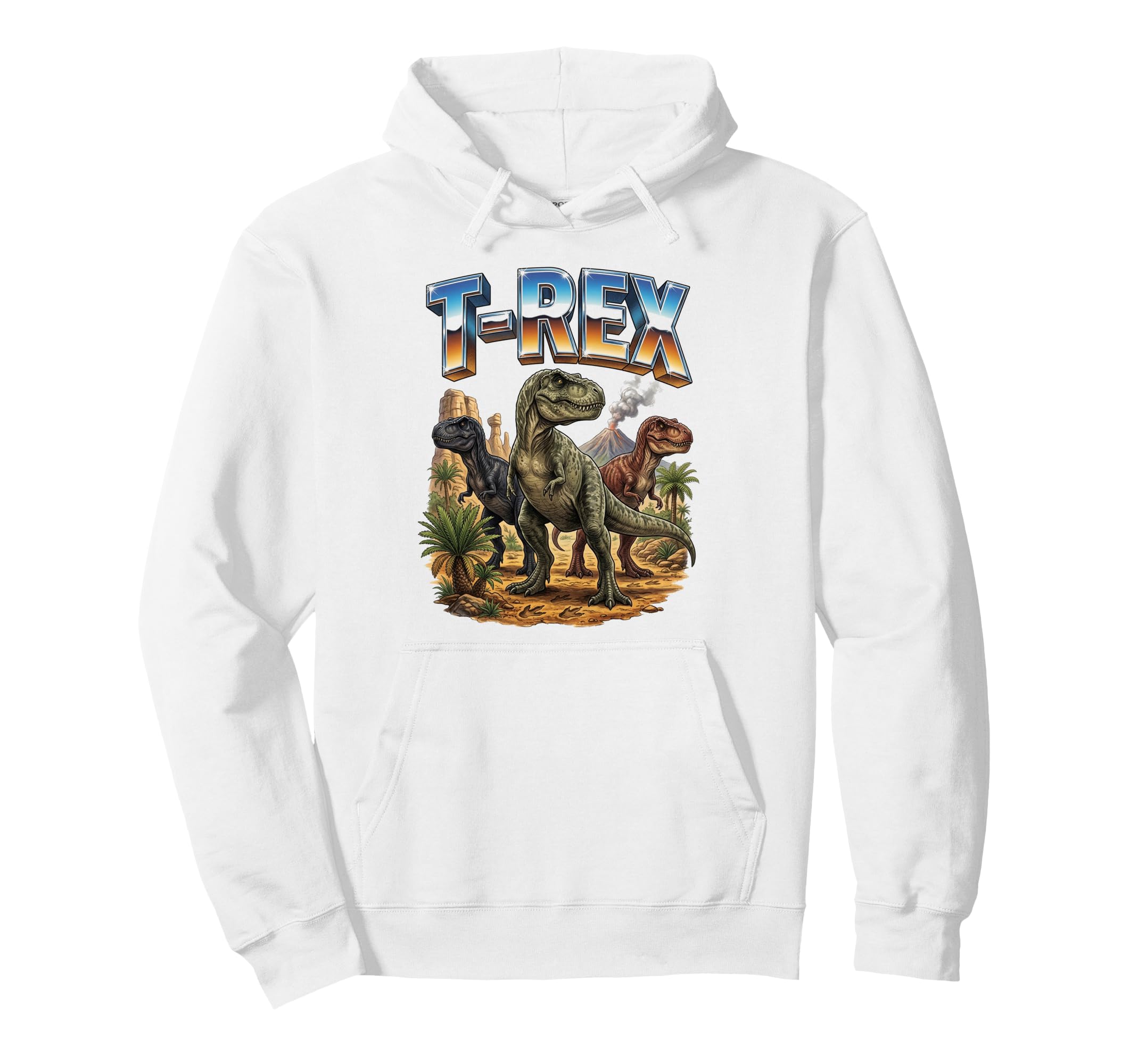 T Rex 70S 90S Dinosaur Tyrannosaurus Rex Hoodie - Unique Graphic for Adults - T-Shirt, Sweatshirt, Hoodie