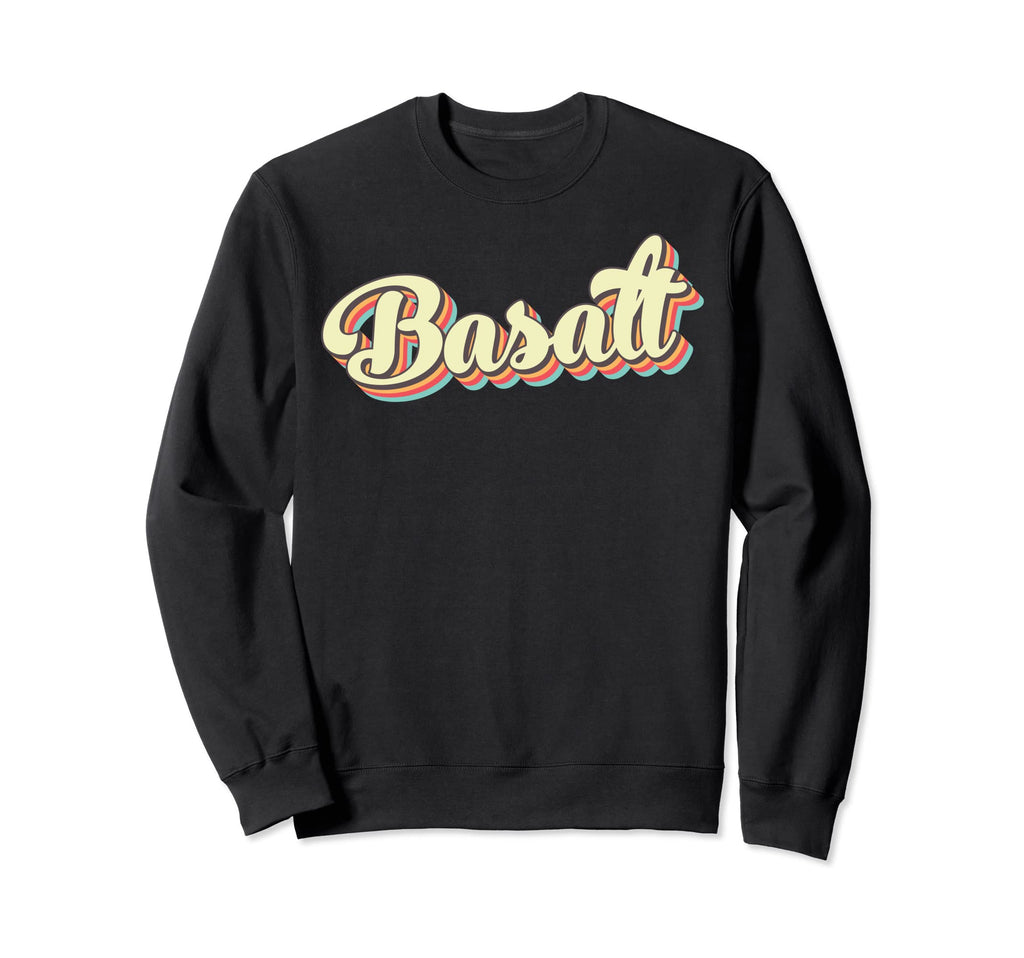 Basalt Art Baseball Font Sweatshirt - Unique Graphic Unisex - T-Shirt, Sweatshirt, Hoodie