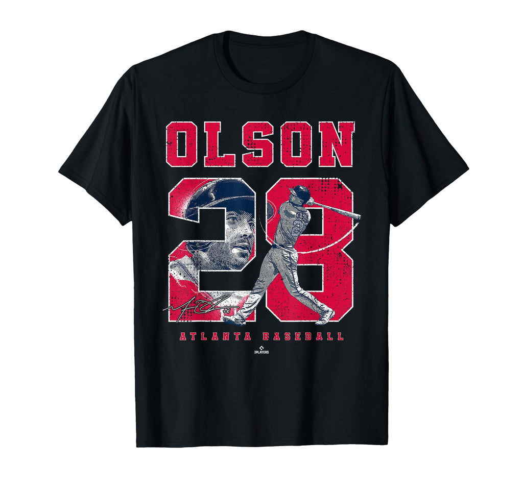 Mens Matt Olson Atlanta Mlbpa T-Shirt - Fun Novelty Design Men Women - T-Shirt, Sweatshirt, Hoodie