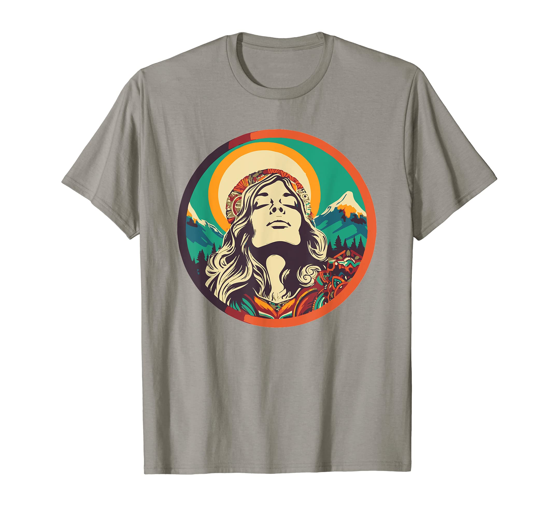 Groovy Mountain Mama Hippie 60S T-Shirt - Aesthetic Graphic Men Women - T-Shirt, Sweatshirt, Hoodie