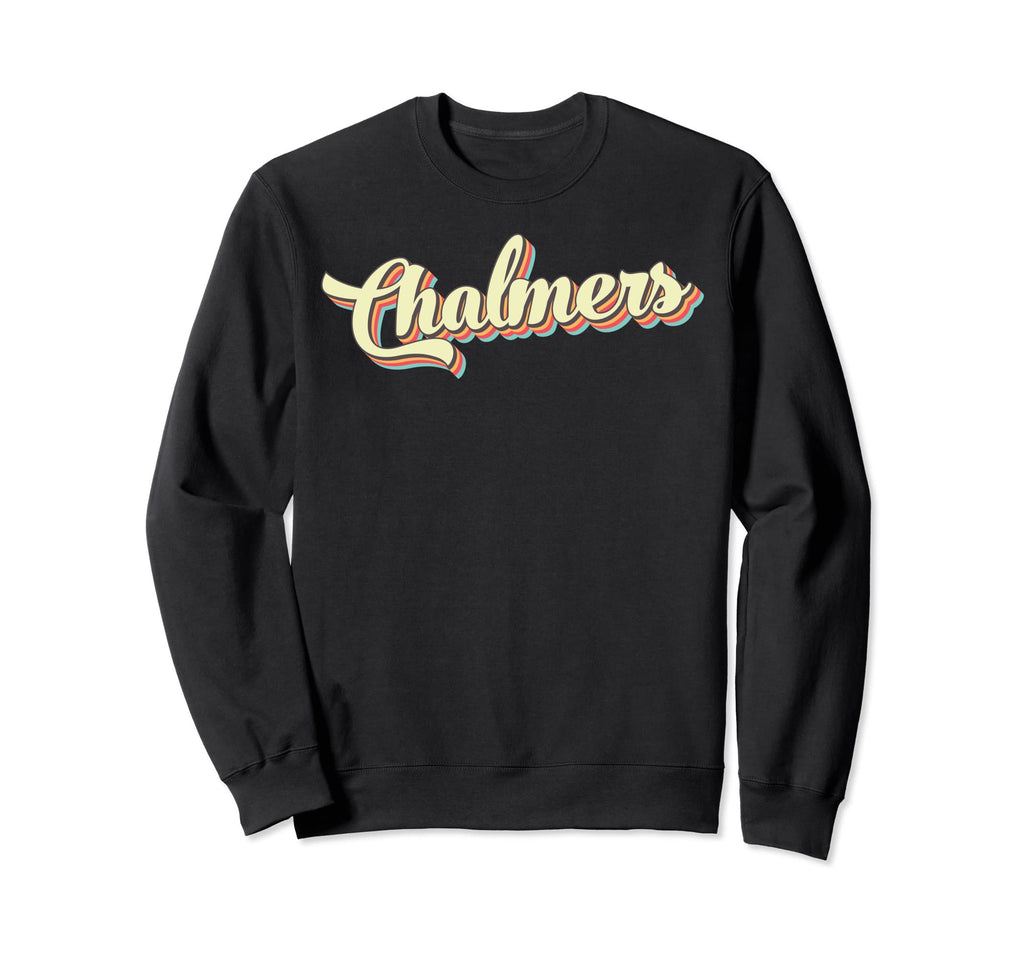 Chalmers Art Baseball Font Sweatshirt - Unique Graphic for Adults - T-Shirt, Sweatshirt, Hoodie