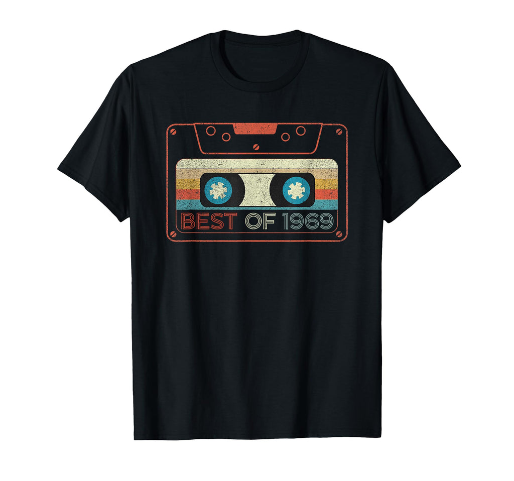 Best 1969 Cassette Tape Year Birth T-Shirt - Trendy Graphic Men Women - T-Shirt, Sweatshirt, Hoodie