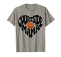 Courtside Mama Basketball Mom Game Day T-Shirt - Custom Art Print Men Women - T-Shirt, Sweatshirt, Hoodie